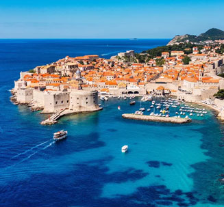 Couple riding ATVs in Bali