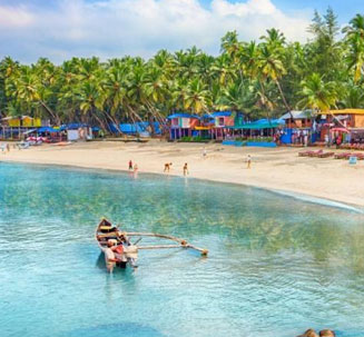 Couple riding ATVs in Bali