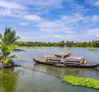Couple riding ATVs in Bali