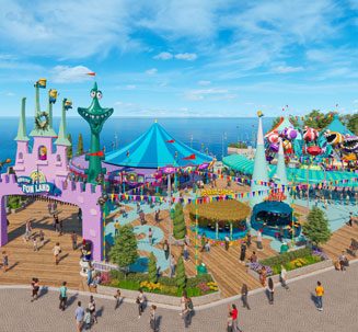 Couple riding ATVs in Bali