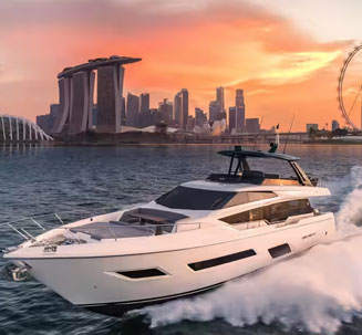 Couple riding ATVs in Bali