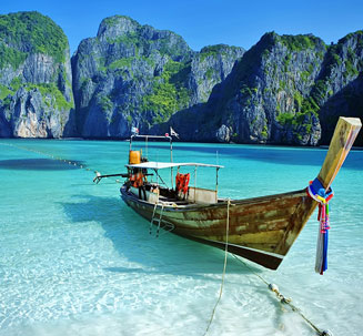Couple riding ATVs in Bali